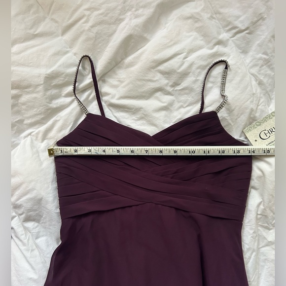 Christina Wu Deep Purple Maxi Dress - Picture 4 of 8